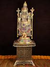 Buy Brass Lord Venkateshwara Swamy Tirupati Balaji statue with Brass ...