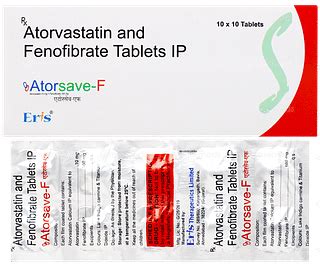 Atorsave F 10/160 MG | Order Atorsave F 10/160 MG Tablet Online at Truemeds