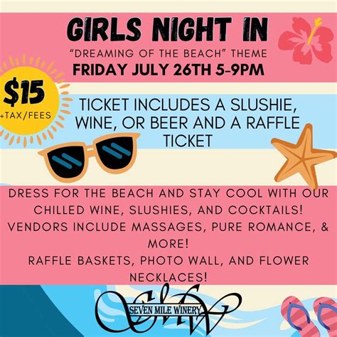 Girls Night In - Dreaming of the Beach, 3526 Somerville Jacksonburg Rd ...