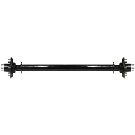 7000 lb Trailer Axle With Ider Hubs | Round Straight | Trailer Axle Store
