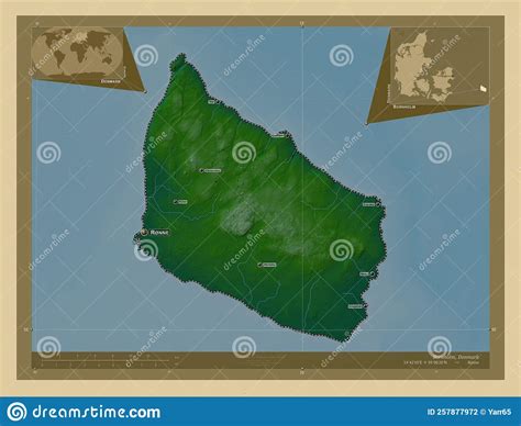 Bornholm Map Denmark at Stephen Lee blog