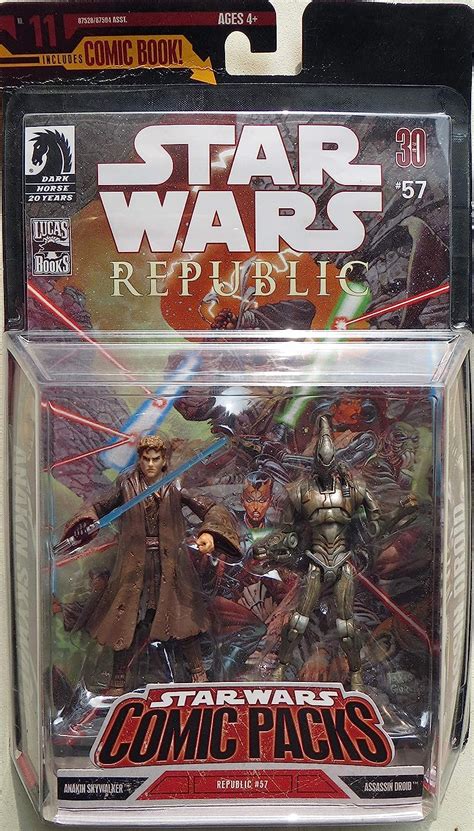 Star Wars Expanded Universe Comic Pack Action Figure Set: Anakin ...