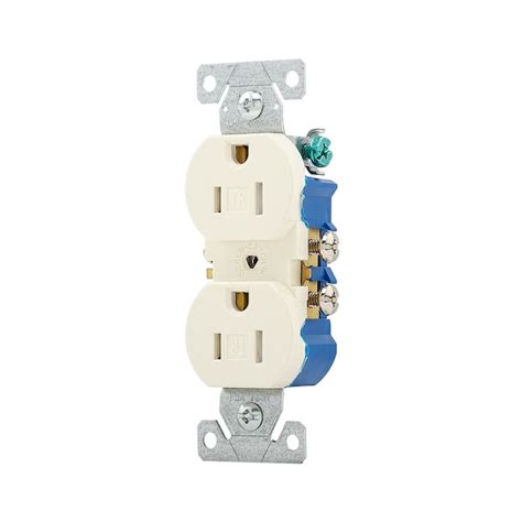 Eaton 15 -Amp 125-volt Tamper Resistant Residential Duplex Outlet ...