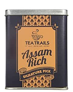 Tea Trails Assam Rich Black Tea, Whole Leaf Black Tea, 50 gms : Amazon ...