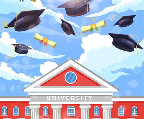 Graduation Hat Background Vector Art & Graphics | freevector.com