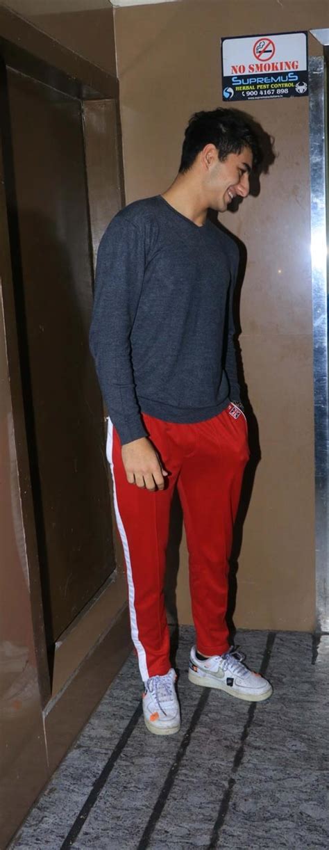 Ibrahim Ali Khan Wore A Pair Of Blood Red Pants Looked Like A Carbon ...