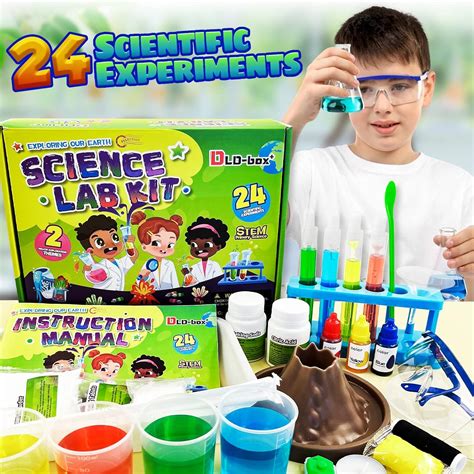 Amazon.com: Science Kit for Kids 6-8, 24 Science Lab Experiments for ...