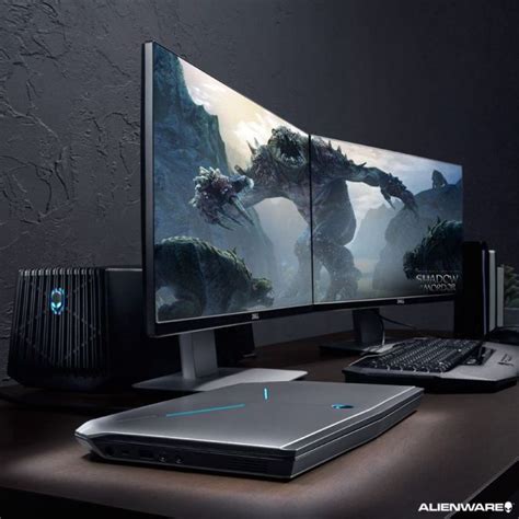 Image result for Alienware PC Built in Desk