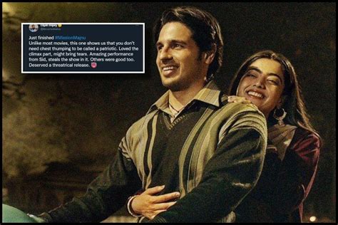 Mission Majnu review: Sidharth Malhotra and Rashmika Mandanna's power ...