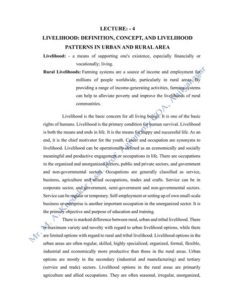 MDC 111 Theory Farming-based Livelihood Systems | PDF