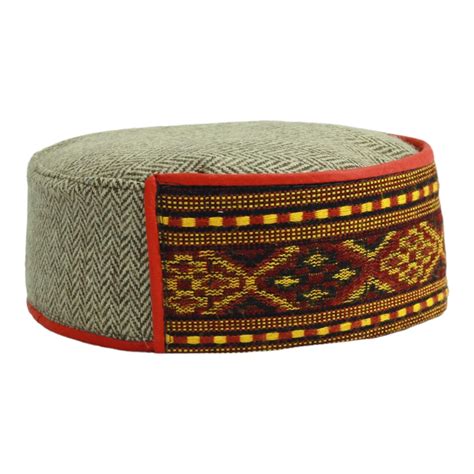 Vastraa Fusion Men's Wool Himachali Kullu Topi (Pack Of 1) (TS0346 ...