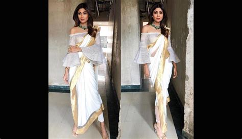 Saree Trends To Get Inspired From Shilpa Shetty - lifeberrys.com