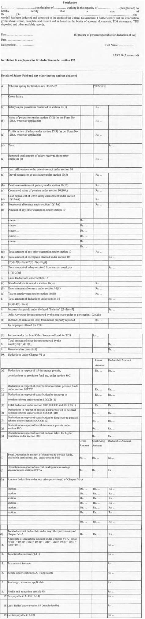 TDS & Tax on Salary | Section 192 | FY 2021-22 | AY 2022-23