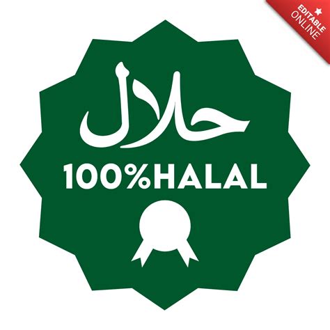 Modelo de design de logotipo de comida halal | Modelo de design gratuito