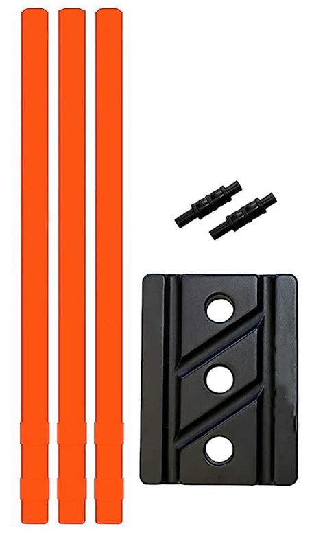 Buy Corso Best Heavy Plastic Cricket Stumps Set for Training & Matches ...