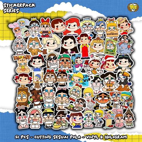 Jual STIKER ISI 52PCS+ | CRY BABY, MOLLY SERIES | STIKERPACK AESTHETIC ...