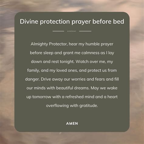 Prayer For Protection While Sleeping Catholic at Craig Alston blog