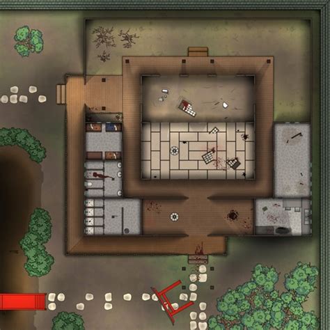 Japanese Dojo Map | Cthulhu Architect