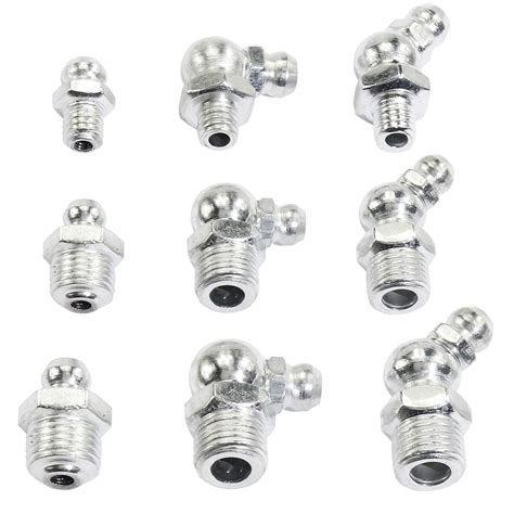 Taxutor 160-Pieces MM Metric Hydraulic Zerk Grease Fitting India | Ubuy