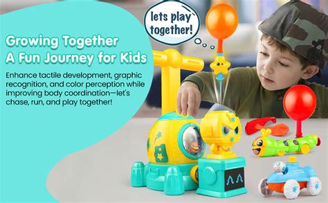 Kidology Balloon-Powered Car and Rocket Toy Set for Kids 3+ Years | Fun ...