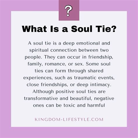 What is a soul tie – Artofit