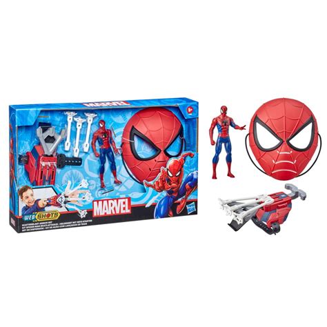 Marvel Spider Man Web Shots Scatterblast Armor Set Launch 3 ...