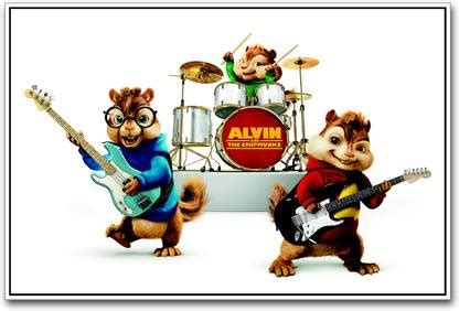 Alvin and the Chipmunks band Paper Print - Animation & Cartoons, Comics ...