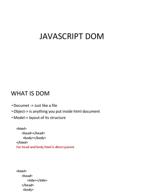 Image result for What Is Dom in JavaScript