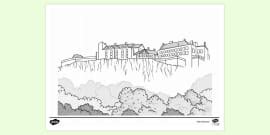 Stirling Castle Colouring Activity – Famous Castles for Kids