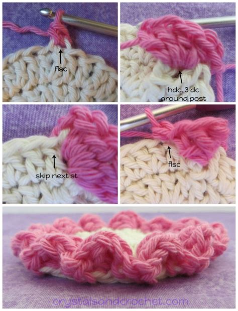 Crochet Ruffles Tutorial 的图像结果