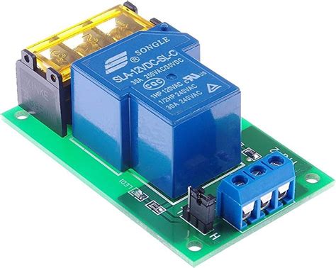 REES52 Relay Module One Way 30A Optocoupler Isolation Relay Module High ...