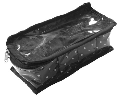 Kuber Industries Multiuses PVC Laminate Dot Print 4 Case Watch ...