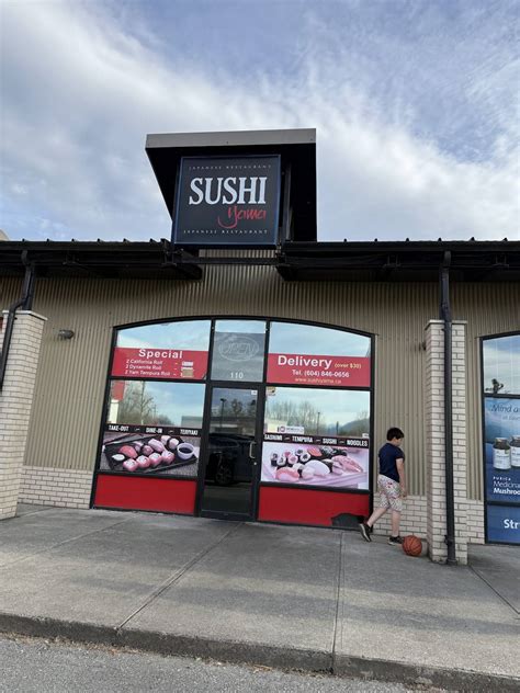 Menu at Sushi Yama restaurant, Chilliwack