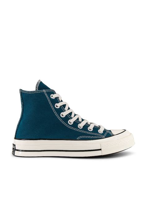 Converse Chuck 70 Hi Tops in Teal Universe, Egret, Black | FWRD