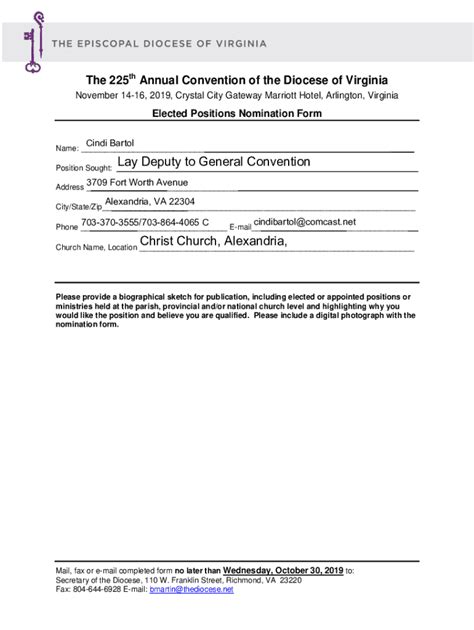 Fillable Online Please provide a biographical sketch for publication ...