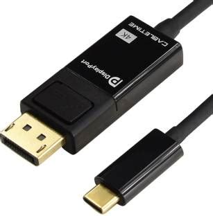 CABLETIME Thunderbolt Cable 1.8 m USB-C to DisplayPort Type C to DP 4K ...