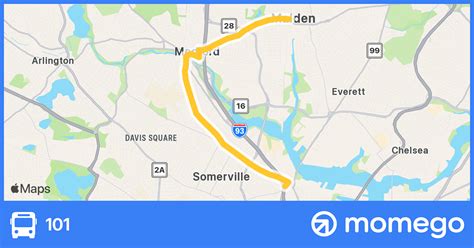 MBTA 101 Bus Route Live Departures | Live Bus Times