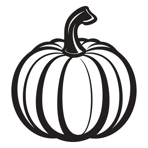 Beautiful Pumpkin Silhouette - Generative Ai 25074170 PNG