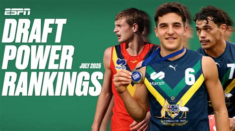 AFL Draft Power Rankings: Depth emerging? The top 30 prospects for July ...
