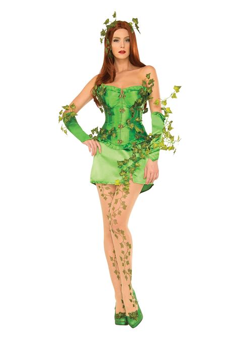 Women's Deluxe Poison Ivy Corset Costume