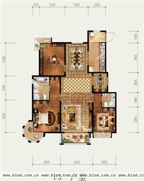 美式风格 中南世纪城 四室两厅 144平米南通(海安|通州)装修效果图-南通锦华装饰