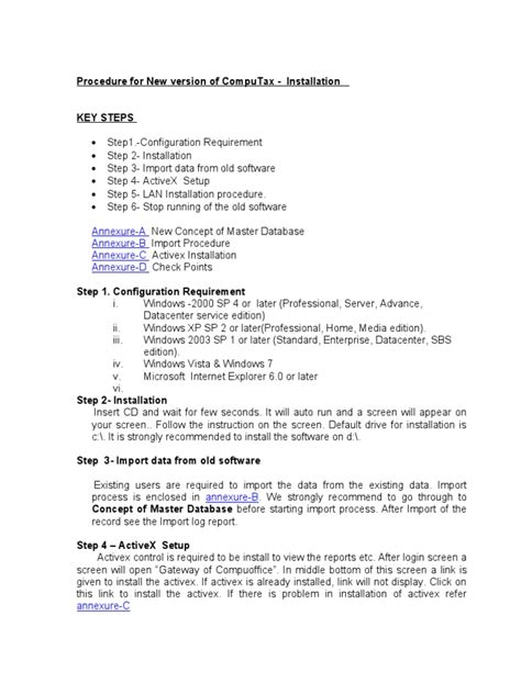 CompuTax Java Installation 的图像结果