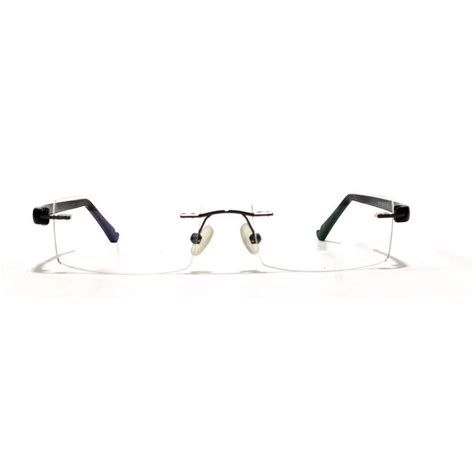 Buy Black Rimless Blue Light Blockers Computer Glasses with Anti Glare ...