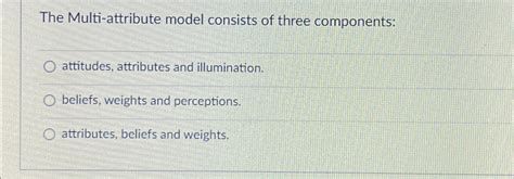 Image result for Multi-Attribute Blank Model