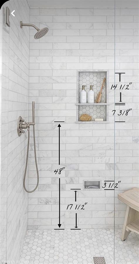 Ideal Shower Niche Height at Lisa Hawke blog