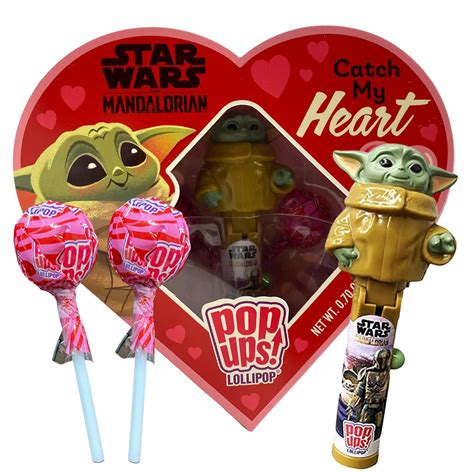 Buy Star Wars Pop Up Lollipop Case Baby Yoda The Mandalorian Candy Gift ...