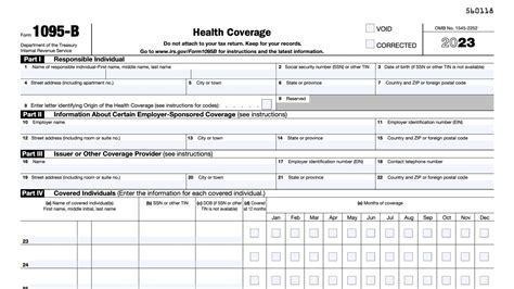 IRS Form 1095-C Instructions - Employer Health Coverage