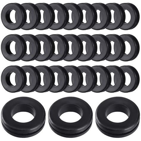 Frienda 30 Pcs Rubber Grommets for Wiring Hole Grommet Kit Double Sided ...