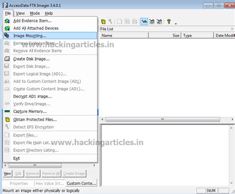 How to Recover Deleted File from RAW Image using FTK Imager
