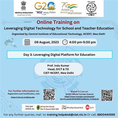 Online Training on “Leveraging Digital Technology for School and ...
